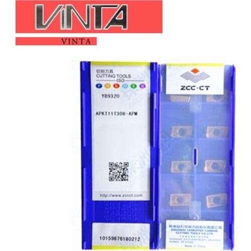 CNC milling inserts APKT11T3 series 90° Square shoulder step milling blade Milling inserts for steel