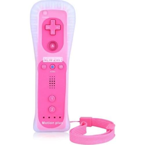 Built-in Motion Plus Wireless Gamepad for Wii Remote Controller Joystick LX9B