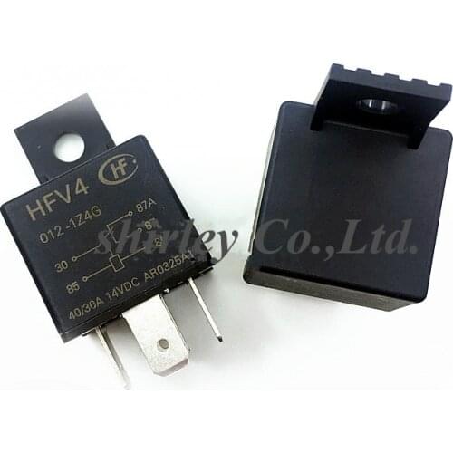 1PCS 100%Original New HF HFV4 012-1Z4G HFV4-012-1Z4G DIP-5 40A/30A 14VDC 12VDC Automotive Relays