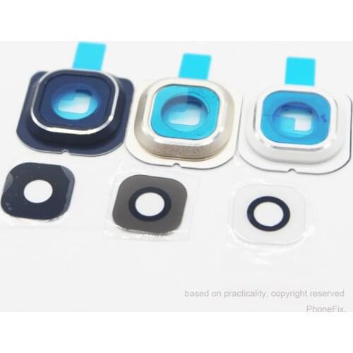 30pcs/lot Camera lens with Holder for Samsung Galaxy S6 Edge G925F G925 Rear Camera Lens + Lens Cover with Adhesive Sticker
