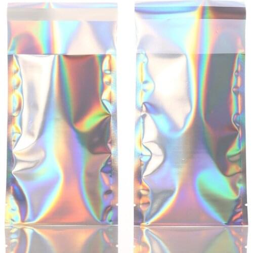 50pcs Big Size Aluminum Foil Envelope Mailing Self Seal Cosmetic Clothes Gift Storage Bags Adhesive Holographic Package Bag