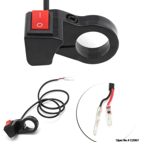 7/8'' Motorcycle Bike Scooter Handlebar ON-OFF Head Fog Spot Light Switch