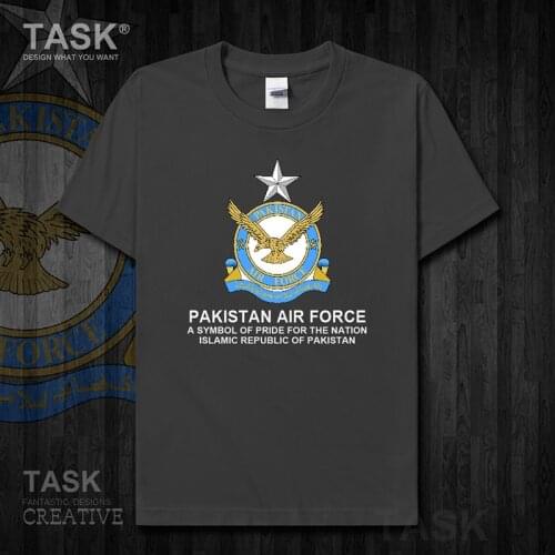 Air Force Pakistan PAK Pakistani Islam new Tops Short sleeve clothes mens t shirt country fans fitness Army Tactical Military 01
