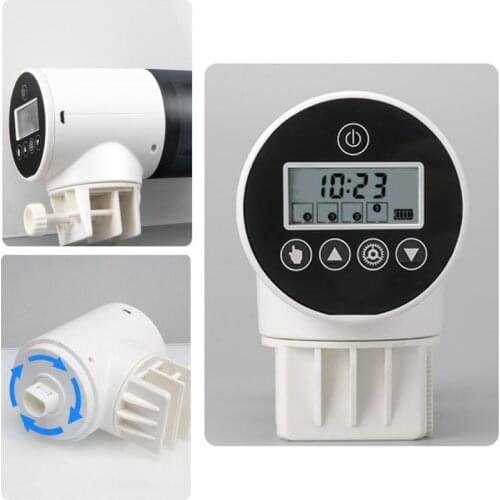 Aquarium Automatic Fish Feeder Electric Food Dispender Super Mute Smart Timing H58C