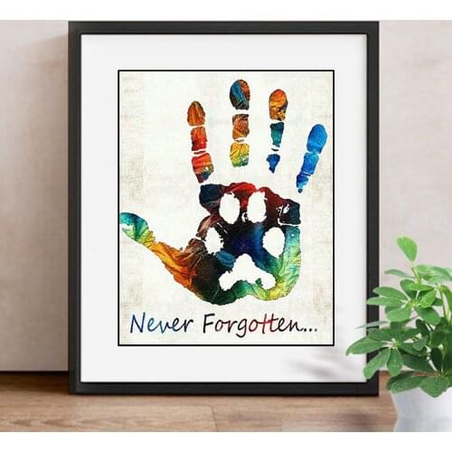 DIY Diamond Painting Hand Palm Full Round Cartoon Diamond Mosaic Cross Stitch Diamond Embroidery Sale Landscape Rhinestones