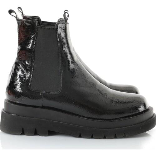 OBLAVION Mabel Its Time to Go Winter Stylish Black Color Boots With Rubber and Non-Slip Soles are Just your Style