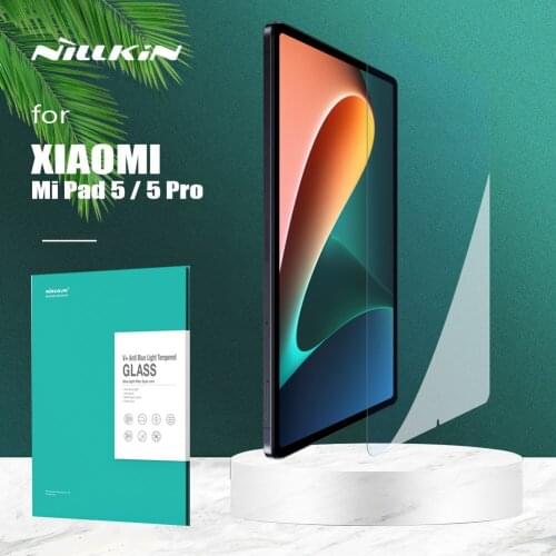 For Xiaomi Mi Pad 5 Pro Glass Nillkin V+ 2.5D Ultra-Thin Anti-blue light Tempered Glass Screen Protector for Xiaomi Pad 5 5 Pro