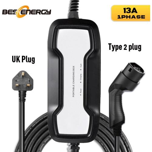EV Charging Cable 16A 3.6KW for Electric Car Charger Station Type 2 Female to Male Plug IEC 62196-2 2M For BWM, Audi,Kia Niro