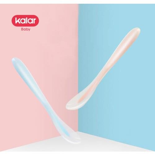 Kalar Baby Feeding Soft Silicone Spoon Set of 2