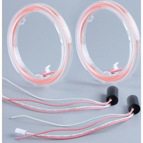 Rings Headlight 12V Universal 2.5\\\" DRL LED Parts Replacement Retrofit