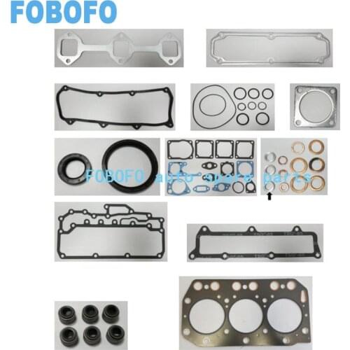Engine Full overhaul gasket set kit for Yanmar engine spare parts 3TN100E