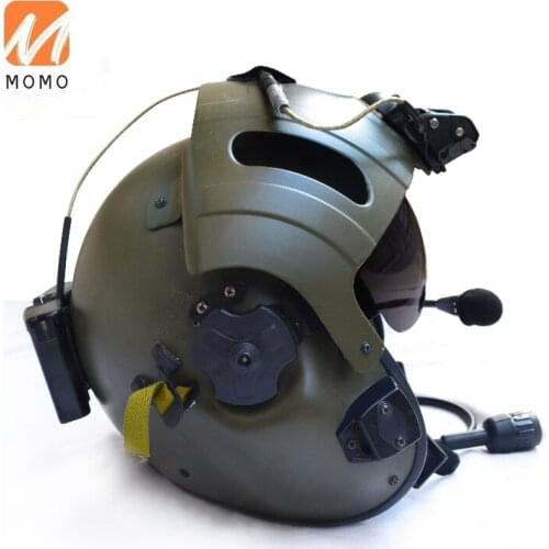 Night vision goggle compatible light weight aircraft flying pilot helmet ( aviation helmet)