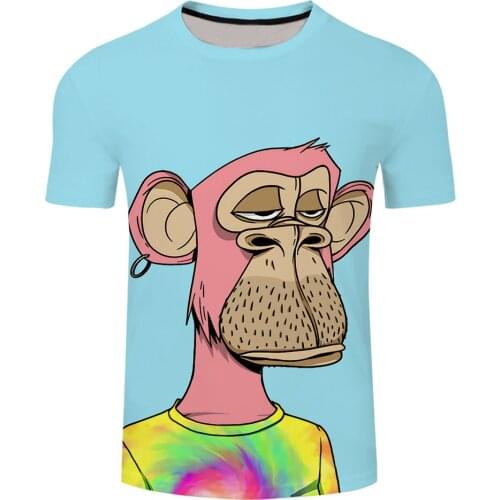 New Arrival Curry Avatar Bored Ape Fashion Casual Men Women T-shirt Summer Short Sleeve Kids Boy Girl Novelty T Shirt Tops Tees