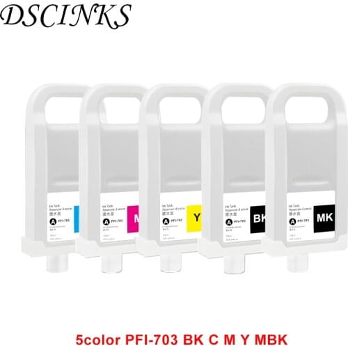 PFI-703 Refillable Ink Cartridge for Canon IPF810 IPF815 IPF820 IPF825 IPF 810 815 820 825 IPF-810 IPF-815 PFI 703 PFI703 & Chip