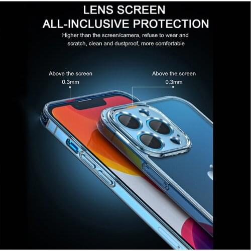 Suitable for iphone mobile phone shell 11 12 pro mini max transparent tpu soft shell 6 7 8 plus XS 7G 8G SE mobile phone shell