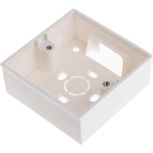 86X86 PVC Junction Box Wall Mount Cassette For Switch Socket Base