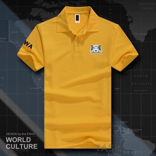 Botswana Batswana BWA polo shirts men short sleeve white brands printed for country 2018 cotton nation team flag new fashion 20