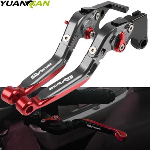 For SUZUKI SV650 SV650S SV 650 1999-2012 2011 Motorbike Handbrake Motorcycle Accessories Folding Extendable Brake Clutch Levers