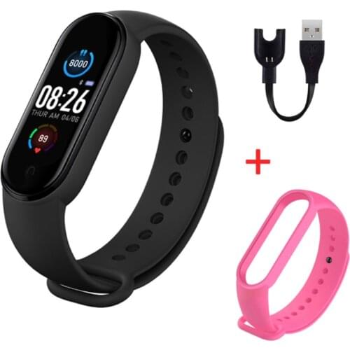 M5 Smart Wristband Bracelet Men Women Sport Smart Band 5 Bluetooth Blood Pressure Heart Rate Monitor Fitness Tracker Smart Watch