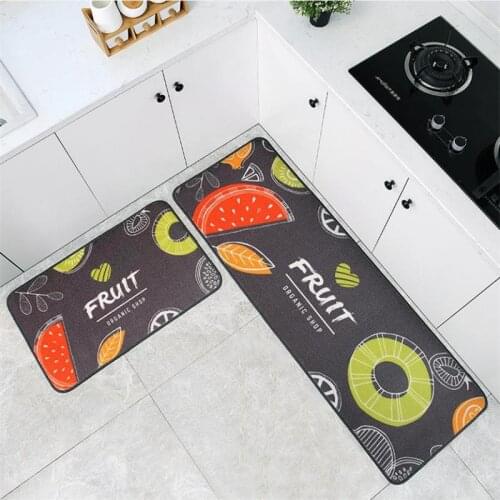 Kitchen Rug Modern Living Room Balcony Bathroom Anti-slip Carpet Absorbent Entrance Doormat Washable Long Floor Mat Area Rugs