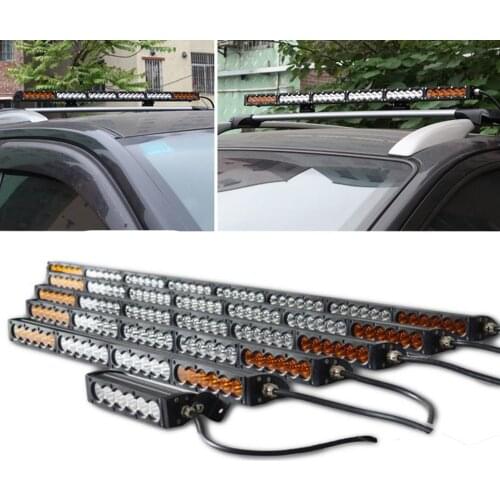 Car Led Light Bar 7 13 20 26 31 38 44 50 56 Inch 270W White Amber Combo offroad Auto SUV Trucks 4X4 4WD 5W Leds 12V 24V Led Bar