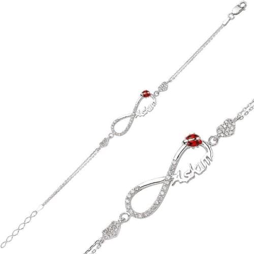 Tevuli 925 Sterling Silver Infinity Love Women Bracelet