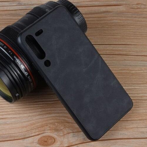 Shockproof Sheep Skin PC + PU + TPU Case for Lenovo Z6 Pro