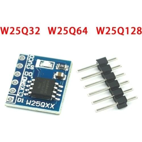 W25Q32 W25Q64 W25Q128 large capacity FLASH storage module SPI interface BV FV STM32 code