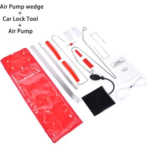 YKCW 12pcs/Set Car Door Unlock Emergency Tools Repair Auxiliary Tool Kit Auto Door Lock Out Tool Set Auto Accessories Universal