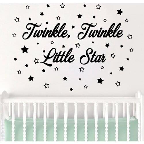 Funny Little Star Home Decor Modern Acrylic Decoration Living Room Children Room Sticker Home Decor