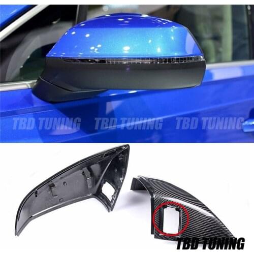 For Audi Q5 SQ5 Q7 SQ7 Carbon Fiber Rear View Mirror Cover2016 - 2019 Q5 Q7 Mirror Cover