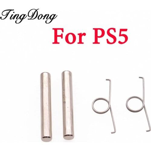 1Set PS5 L2 R2 Trigger Button Spring Metal Replacement R2 L2 Trigger Buttons Component Buckle for PS5 Controller Parts