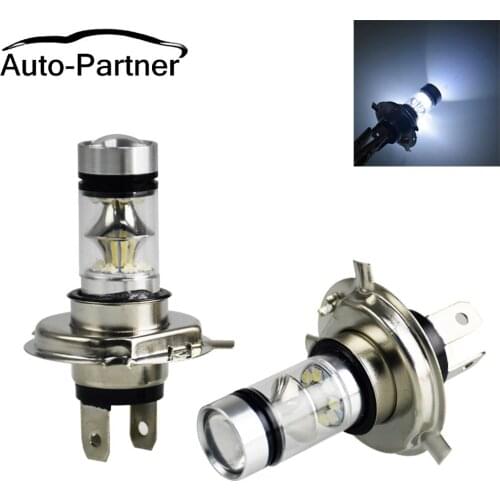 2PCS Car Led H4 Fog Lights White 100W Bulbs 20 SMD Car Headlights DC12V 24V Lamp For Audi A4 B5 B6 B8 A6 C5 C6 A3 A5 Q3 Q5