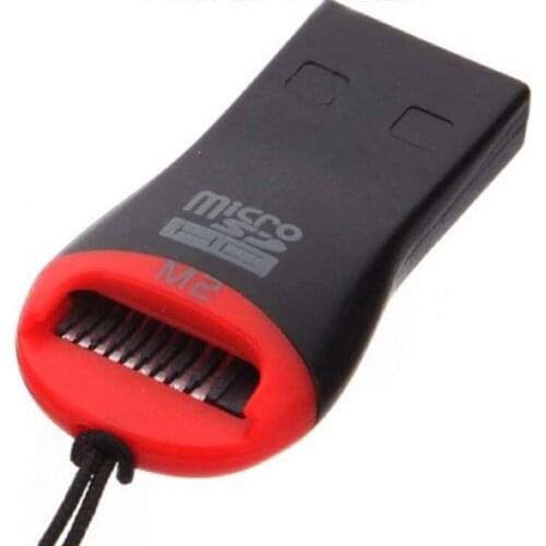 Good Quality 2pcs Simplestone New High Speed USB 2.0 Mini Micro SD T-Flash TF M2 Memory Card Reader