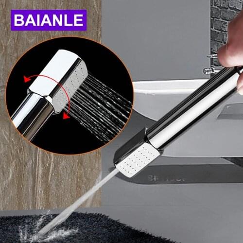 2017 Two-Function Hand Held Bidet Brass Spray Shattaf Shower Head Spray Nozzle Bathroom Accessories
