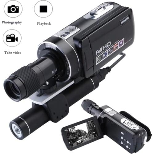 Full HD 16X Digital Zoom Night Vision Device Infrared Video Camera Smiling Face Photography Multi-function Night Monocular