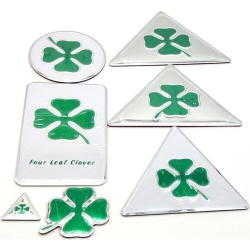 For Alfa Romeo Giulia GT Giulietta Mito Chevrolet Honda Nissan Car Styling Four-Leaf Clover Emblem Sticker Auto Rear Side Decal