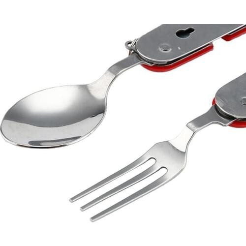 EVolite 7 Multifunctional Fork Spoon Knife Set