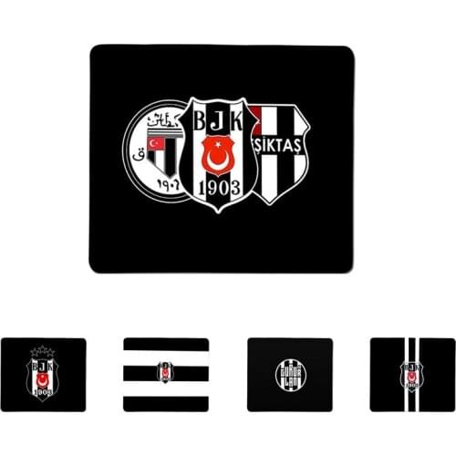 FHNBLJ Top Quality Turkey Besiktas Football Rubber Mouse Durable Desktop Mousepad Top Selling Wholesale Gaming Pad mouse