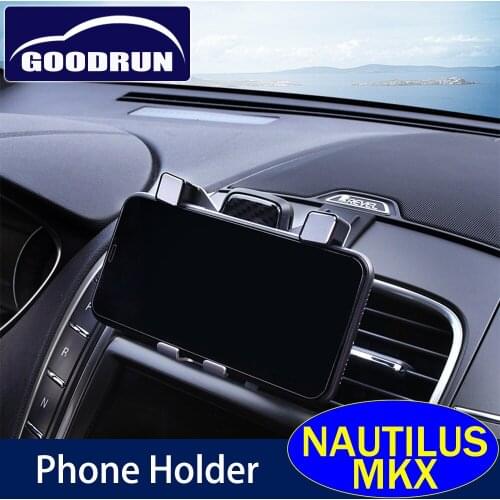Car Mobile Phone Mount For Lincoln NAUTILUS MKX Air Vent Outlet Clip Stand Steady Fixed Bracket Support Holder Interior Exterior