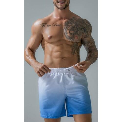 2021 Summer beach swimsuit mens quick-drying swimwear men comfortable breathable swimwear beach shorts sexy solid male swimsuit