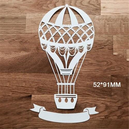 Metal Cutting Dies Scrapbooking for Card Making DIY Embossing Cuts New Craft Die Hot Air Balloon