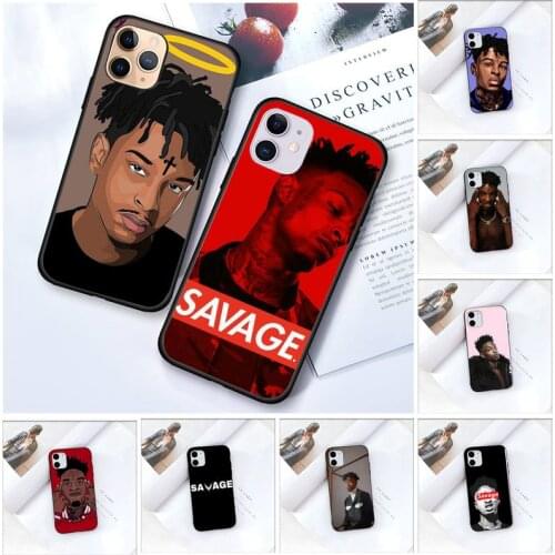 Zororong Rapper 21-Savage Customer Soft Phone Case For iPhone 12 Mini 11 Pro XS Max X XR 7 8 Plus