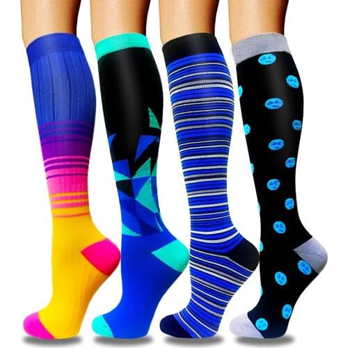 Compression Socks Medical Women Thin Running Sports Socks 30 Mmhg Unisex Running Cycling Varicose Veins Compression Stockings