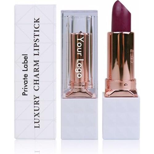 Nude Lispstick Private Label Wholesale Matte Lipsticks Custom Logo Lip Makeup Cosmetics Set Waterproof Velvet Lipstick