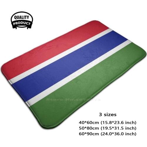 Face Flag Of Gambia Design A Door Mat Foot Pad Home Rug Flag Of Gambia Mascherina Per Il Viso Bandiera Gambia Gambiafahne