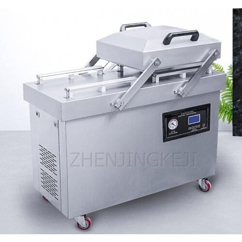 Fully Automatic Vacuum Machine Vegetables And Fruits Seafood Grains Beans Wet Dry Packaging Equipment Commercial Sealer 1000W