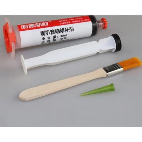 Speaker audio repair repair glue foam paper tray rubber edge cloth black electronic seal speaker repair glue 30ml