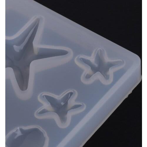 Silicone Mold Diamond Shell Epoxy Resin DIY Jewelry Making Crafts Cake Pendant