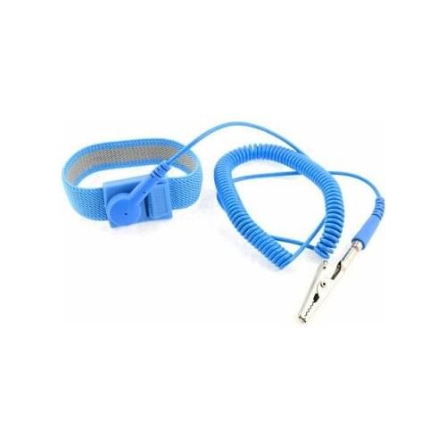 BLUE Anti Static Antistatic ESD Adjustable Wrist Strap Band